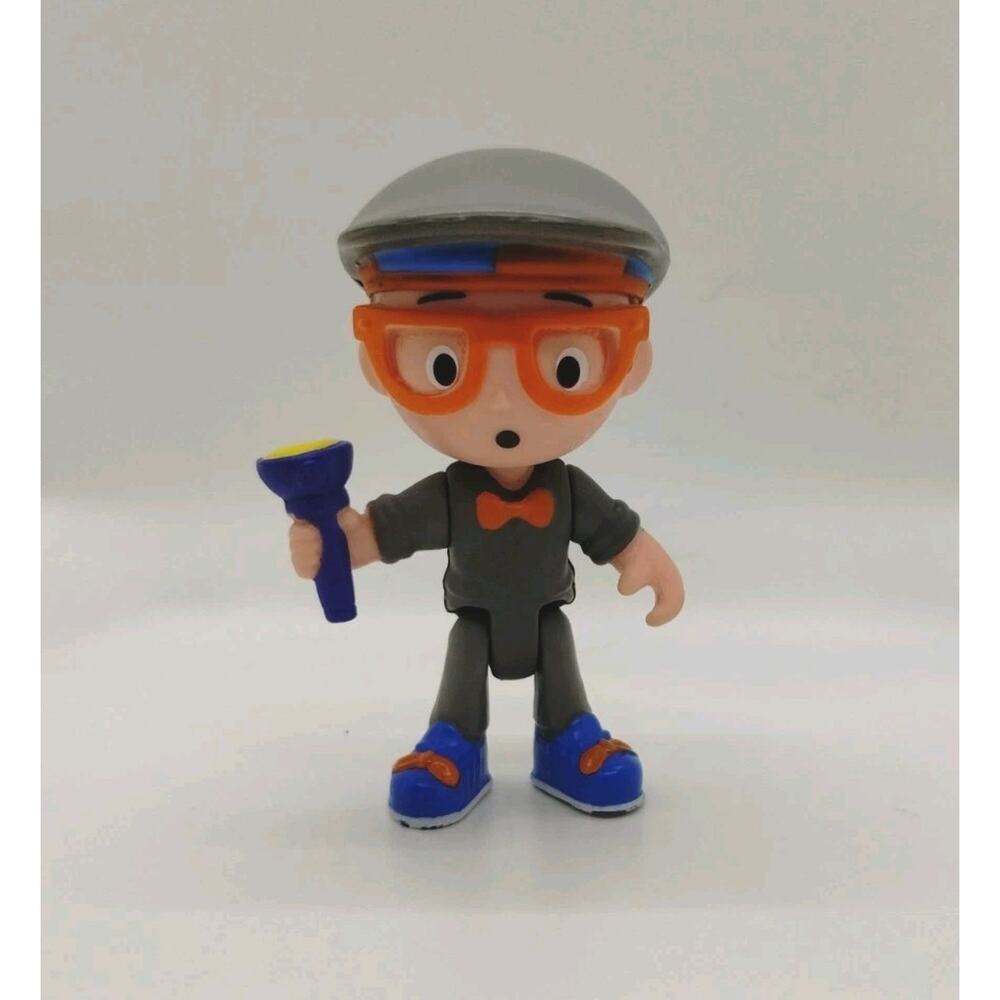 Blippi Mystery Figure Holding Flashlight Toy Good Condition